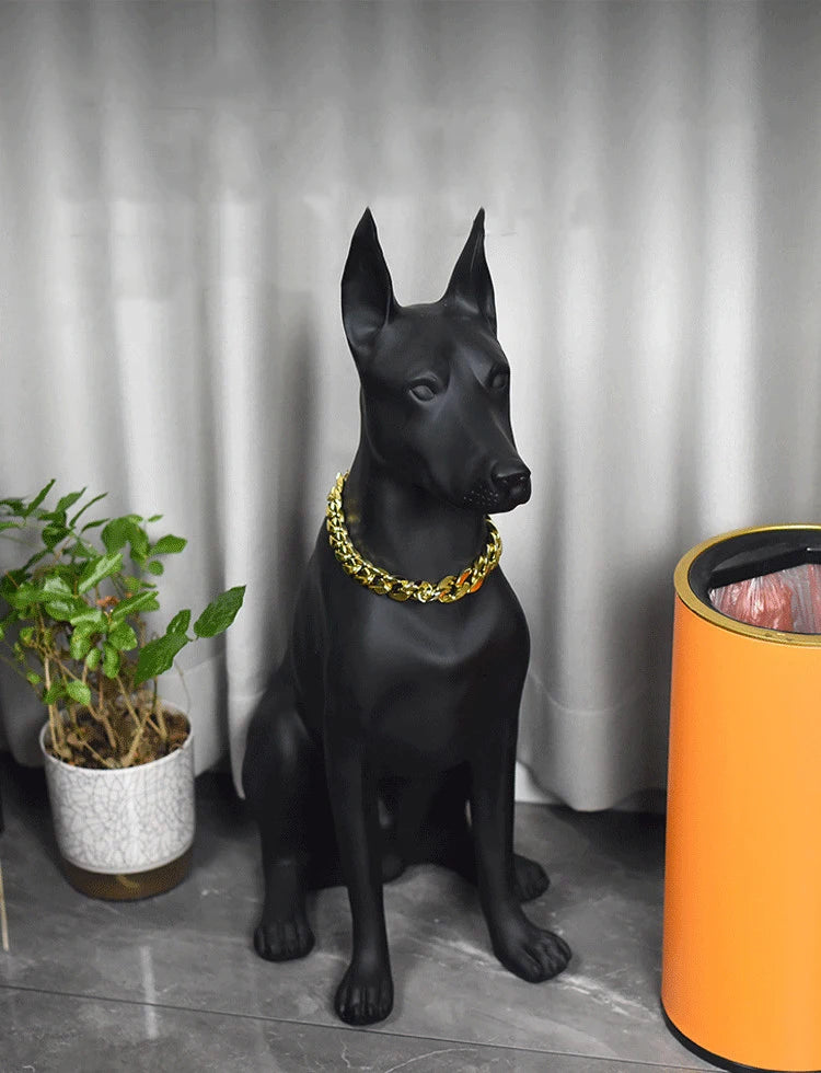 Doberman Sculpture Ornaments - Dog Statue
